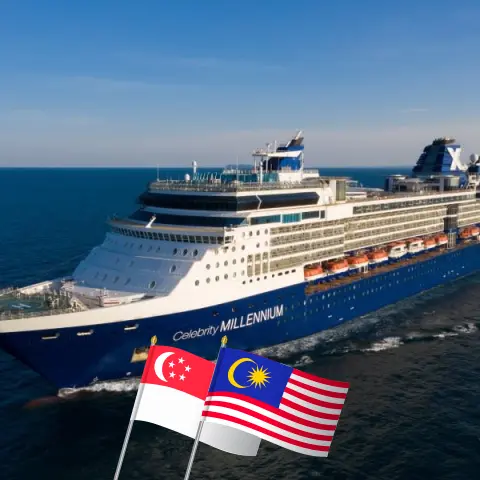 Croisière en Asie de Singapour à Benoa à bord du navire Celebrity Millennium avec visites à Singapour, Thaïlande, Malaisie et Indonésie pendant 13 jours