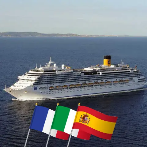 Круиз в Средиземное море из Марселя на борту судна Costa Favolosa с посещением Франции, Италии и Испании на 5 дней