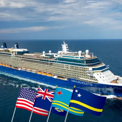 Cruzeiro pelo Caribe saindo de Fort Lauderdale a bordo do navio Celebrity Silhouette com visitas aos EUA, Ilhas Cayman, Aruba e Curaçao por 9 dias