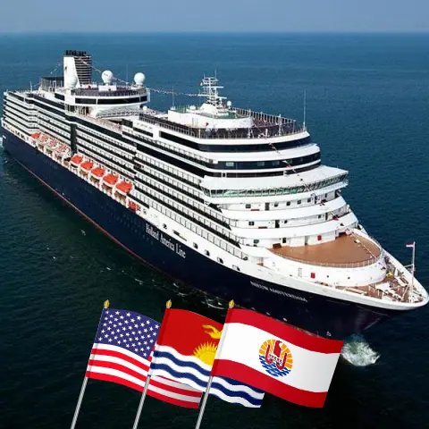 Круиз по Южному Тихому океану из Сан-Диего на борту судна Nieuw Amsterdam с посещением США, Кирибати и Французской Полинезии на 36 дней
