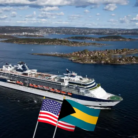 Cruzeiro no Caribe saindo de Tampa a bordo do navio Celebrity Constellation com visitas aos EUA e Bahamas por 8 dias