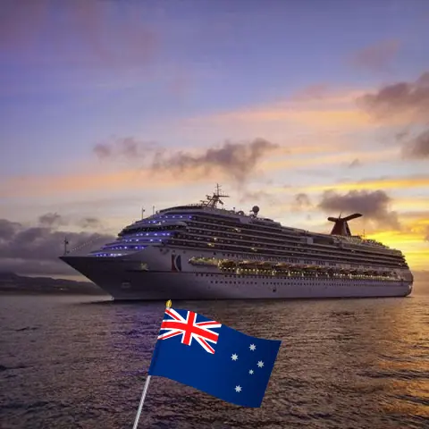 Kreuzfahrt in Australien von Sydney an Bord des Carnival Splendor-Schiffes mit Besuchen in Australien für 10 Tage