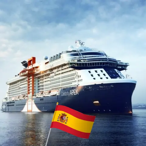 Kreuzfahrt im westlichen Europa ab Southampton an Bord des Schiffes Celebrity Apex mit Besuchen in Spanien für 12 Tage