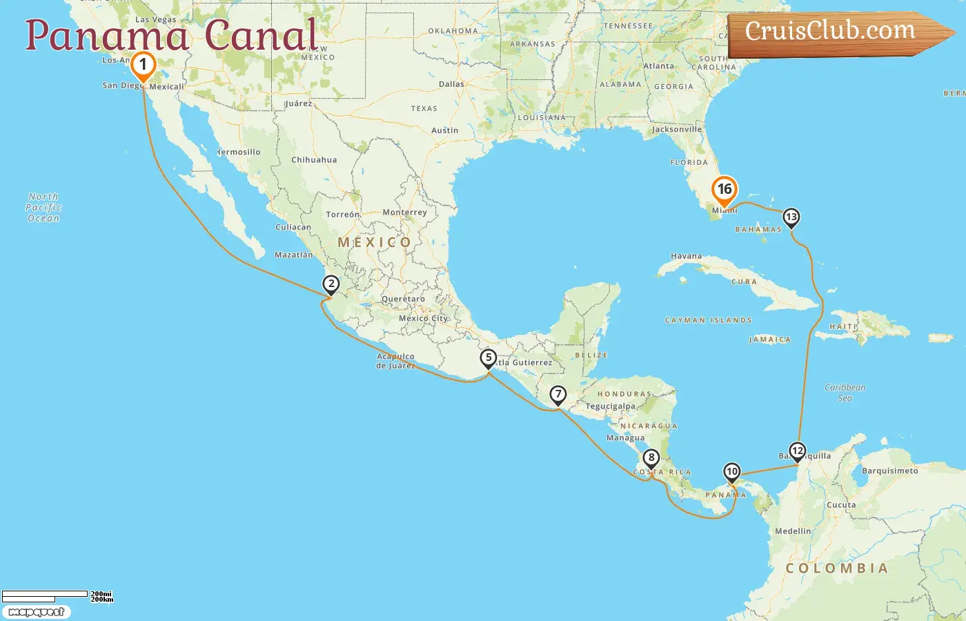 Cruise in the Panama Canal