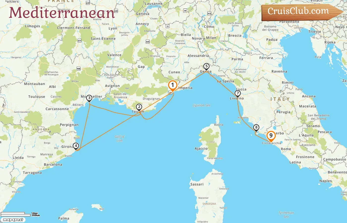 Silver Ray Mediterranean Cruise