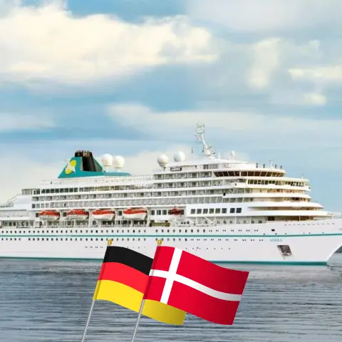 Cruise por el Mar Báltico desde Bremerhaven a bordo del barco Amera con visitas a Alemania y Dinamarca durante 7 días