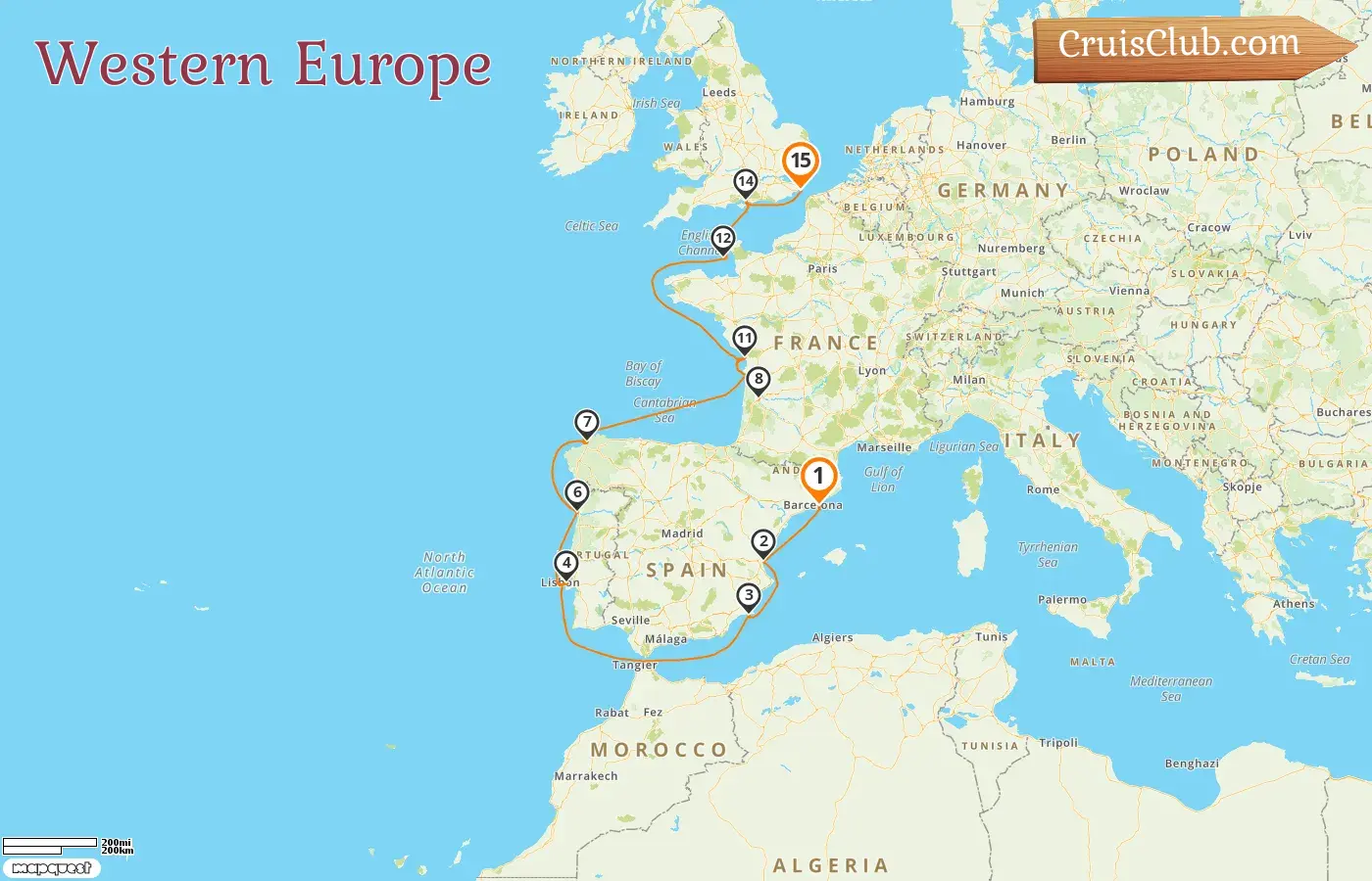 Western Europe Cruise