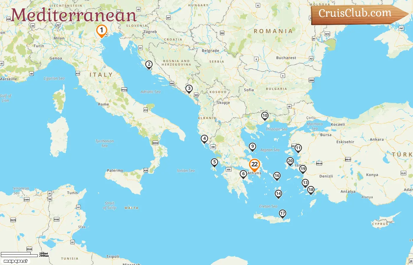 Mediterranean Cruise aboard Seabourn Encore