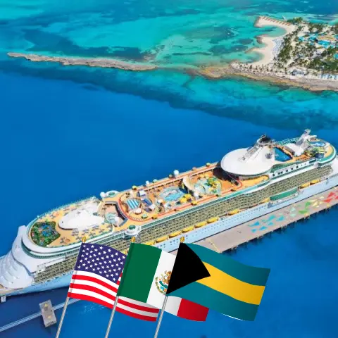Cruise in the Caribbean from Miami aboard Freedom of the Seas ship with visits to USA, Mexico, and Bahamas for 6 days