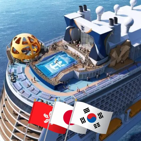 Crucero por el este de Asia desde Hong Kong a bordo del barco Spectrum of the Seas con visitas a Hong Kong, Japón y Corea del Sur durante 10 días