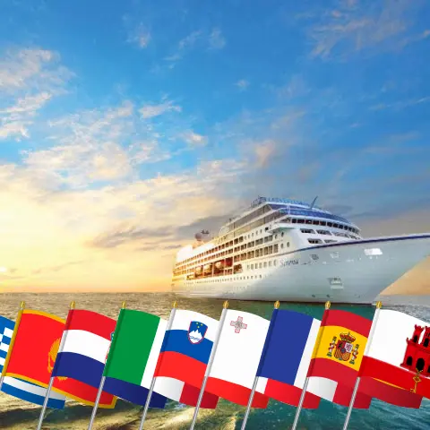 Круиз по Средиземноморью от Стамбула до Лиссабона на борту судна Oceania Sirena с посещениями Турции, Греции, Черногории, Хорватии, Италии, Словении, Мальты, Франции, Испании, Гибралтара и Марокко на 40 дней