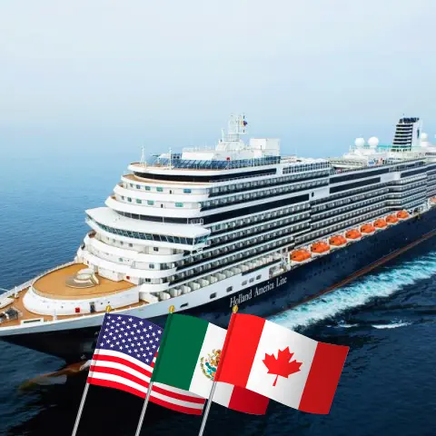 Круиз по Мексике из Сан-Диего в Ванкувер на борту судна Koningsdam с посещением США, Мексики и Канады на 19 дней