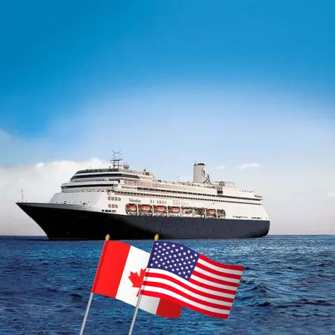 Круиз по Северной Америке из Монреаля на корабле Volendam с посещением Канады и США на 15 дней