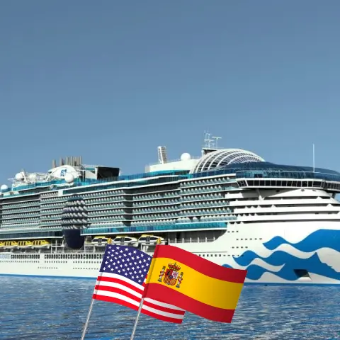 Круиз по Трансатлантике из Форт-Лодердейла в Барселону на борту лайнера Sun Princess с посещениями США и Испании на 15 дней