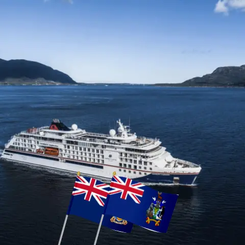 Cruise in the Antarctica from Ushuaia aboard HANSEATIC inspiration ship with visits to Argentina and Falkland Islands for 21 days