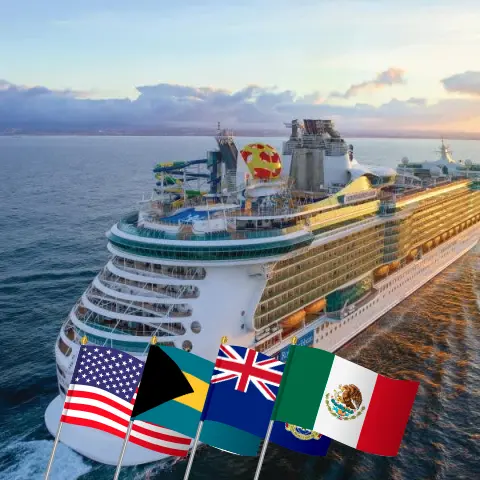 Croisière dans les Caraïbes de l`Ouest au départ de Miami à bord du navire Independence of the Seas avec escales aux États-Unis, aux Bahamas, aux îles Caïmans et au Mexique pendant 8 jours