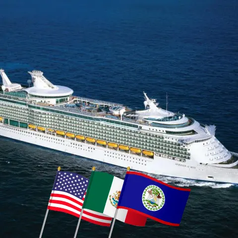 Crucero en el Caribe Occidental desde Nueva Orleans a bordo del barco Mariner of the Seas con visitas a Estados Unidos, México y Belice por 7 días