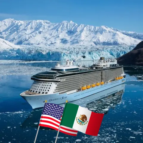 Crucero por México desde Los Ángeles a bordo del barco Ovation of the Seas con visitas a EE. UU. y México durante 9 días
