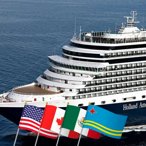 Круиз по Панамскому каналу из Сиэтла во Форт-Лодердейл на борту судна Eurodam с посещениями США, Канады, Мексики, Гватемалы, Коста-Рики, Панамы и Арубы на 22 дня