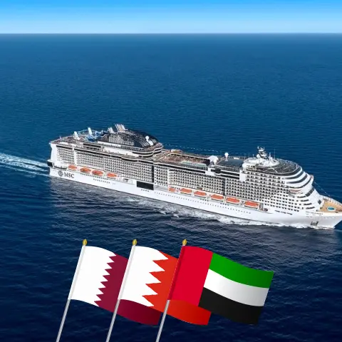 Croisière au Moyen-Orient depuis Doha à bord du navire MSC Virtuosa avec des visites au Qatar, à Bahreïn et aux Émirats arabes unis pendant 8 jours