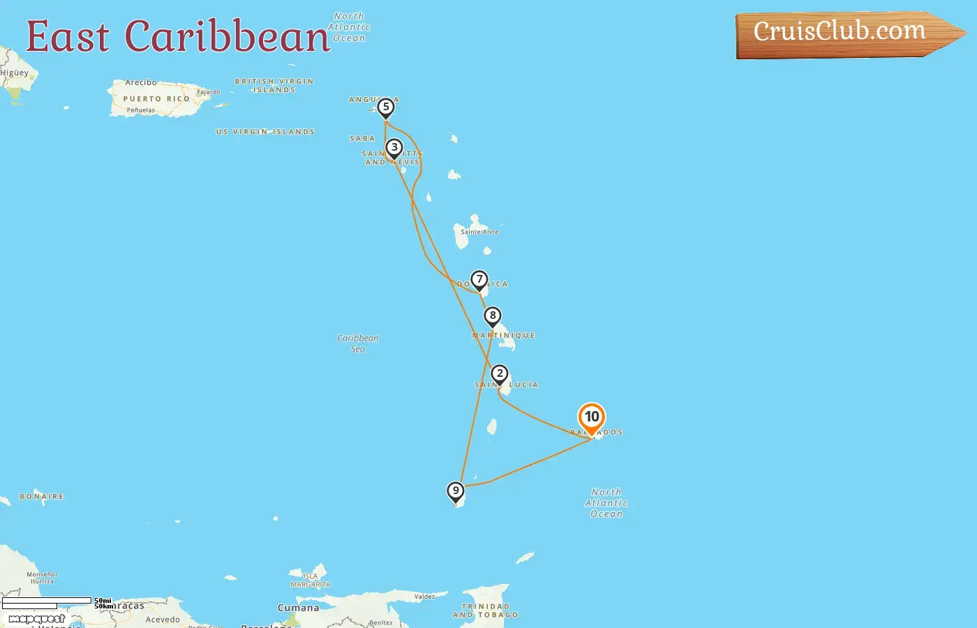 EXPLORA I East Caribbean Cruise from Bridgetown