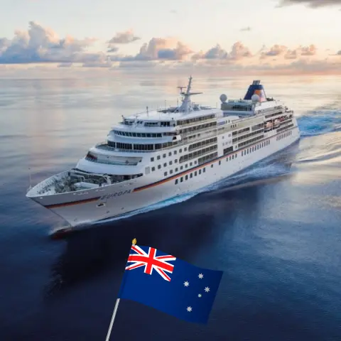 Croisière en Australie de Benoa à Sydney à bord du navire MS EUROPA avec des visites en Indonésie et en Australie pendant 18 jours