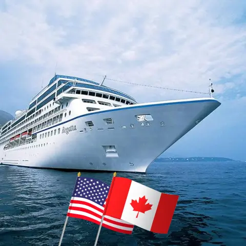 Croisière en Alaska au départ de Seattle à bord du navire Regatta avec des visites aux États-Unis et au Canada pendant 12 jours