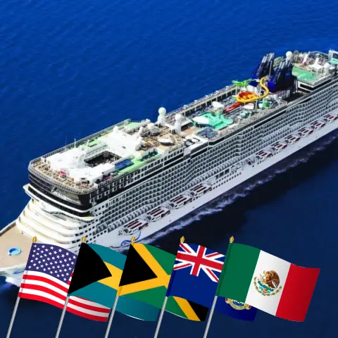Cruzeiro no Caribe a partir de Port Canaveral / Orlando a bordo do navio Norwegian Epic com visitas aos EUA, Bahamas, Jamaica, Ilhas Cayman e México por 8 dias