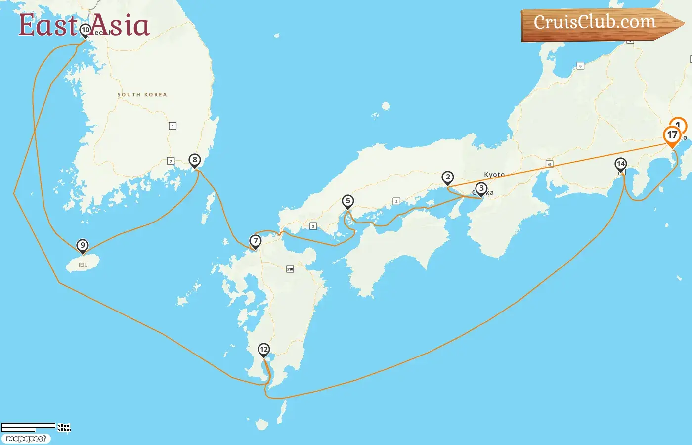 East Asia Cruise Tokyo to Yokohama aboard MS EUROPA 2 with visits to Japan and South Korea: 17 days