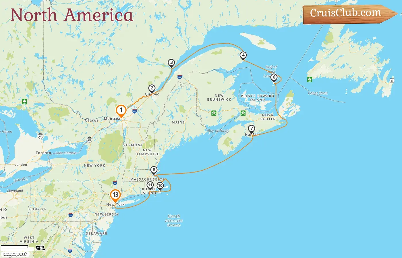 Le Lyrial - Montreal to New York Cruise with Canada and USA visits: 13 days