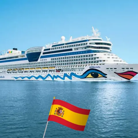 Cruzeiro pelas Ilhas Canárias de Santa Cruz de Tenerife a Las Palmas a bordo do navio AIDAstella com visitas à Espanha por 11 dias