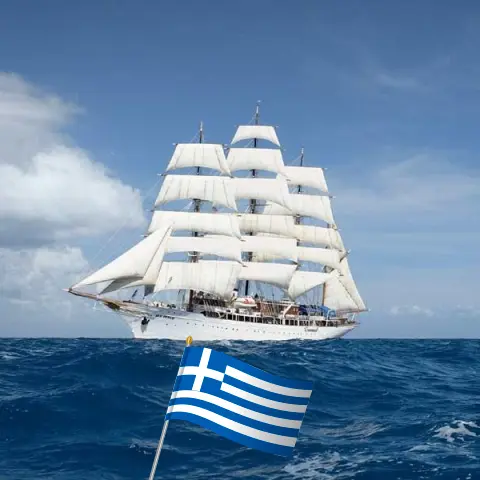 Cruzeiro no Mediterrâneo a partir de Pireu a bordo do navio Sea Cloud com visitas à Grécia por 8 dias