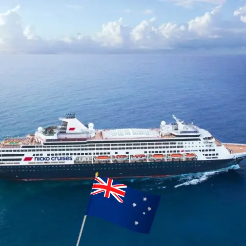 Croisière dans les îles du Pacifique Sud de Cairns à Papeete à bord du navire Vasco da Gama avec des visites en Australie, en Nouvelle-Calédonie, au Vanuatu, aux Fidji, aux Samoa, aux îles Cook et en Polynésie française pendant 18 jours