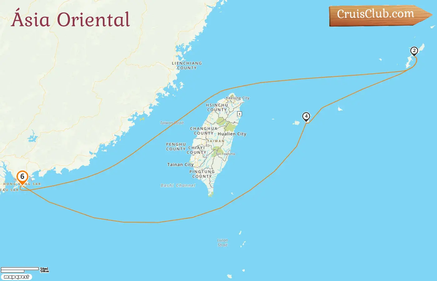 Cruzeiro no Leste Asiático a partir de Hong Kong a bordo do navio Spectrum of the Seas com visitas a Hong Kong e Japão por 6 dias