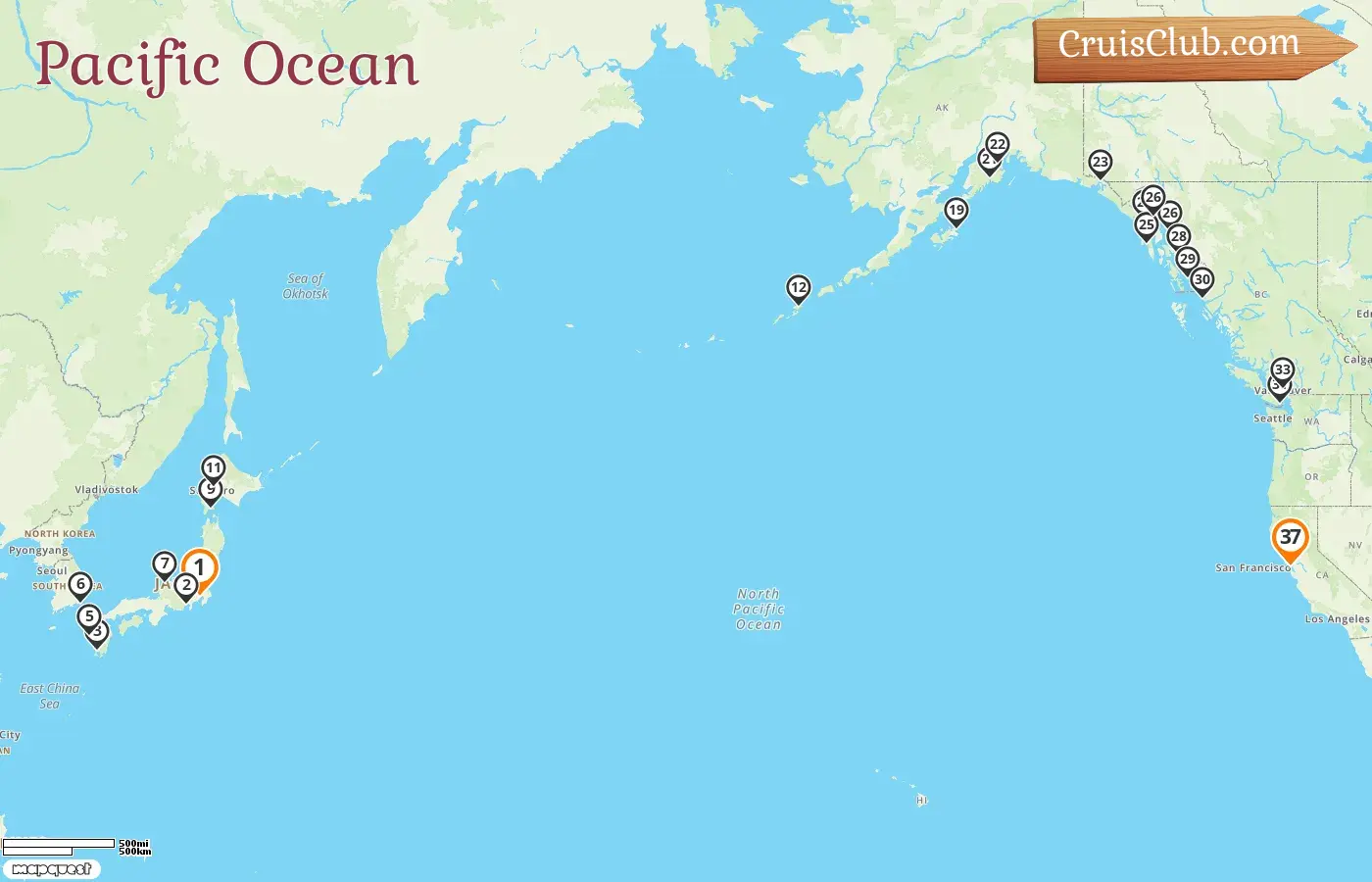 Pacific Ocean Cruise