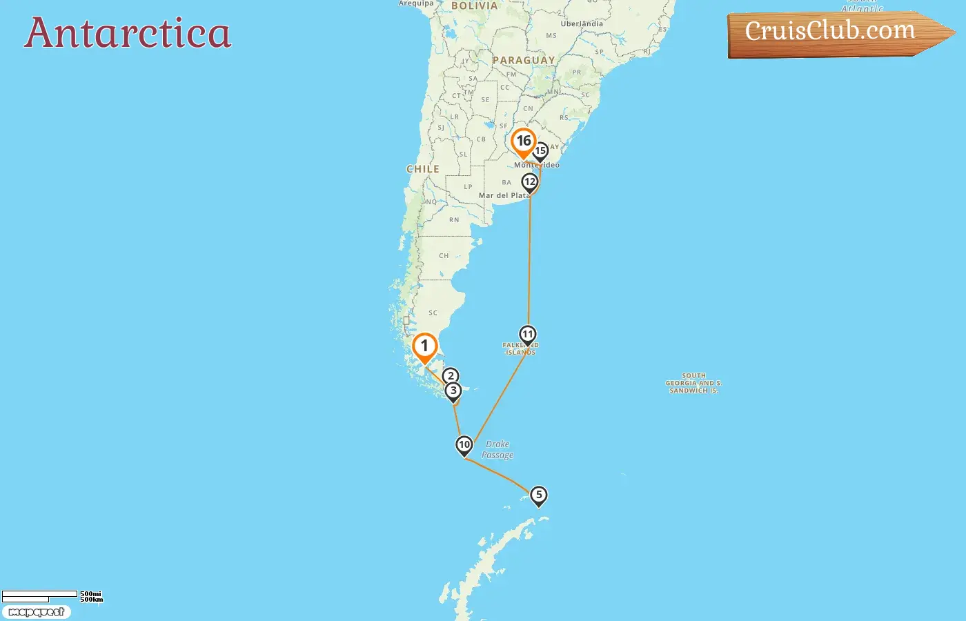 Antarctica Cruise - MS Hamburg: Punta Arenas to Buenos Aires