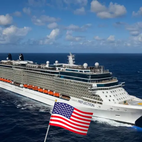 Cruzeiro no Caribe a partir de Fort Lauderdale a bordo do navio Celebrity Reflection com visitas aos Estados Unidos e Bahamas por 4 dias