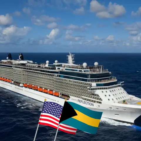 Croisière aux Caraïbes au départ de Fort Lauderdale à bord du navire Celebrity Reflection avec des visites aux États-Unis et aux Bahamas pendant 4 jours