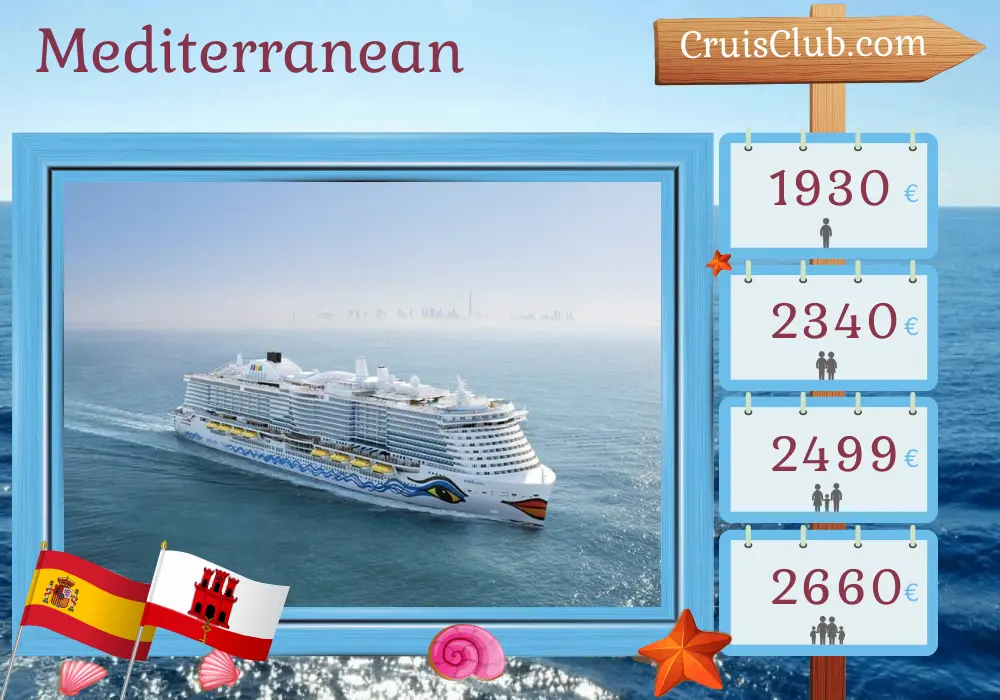 AIDAcosma Mediterranean Cruise: Spain & Gibraltar
