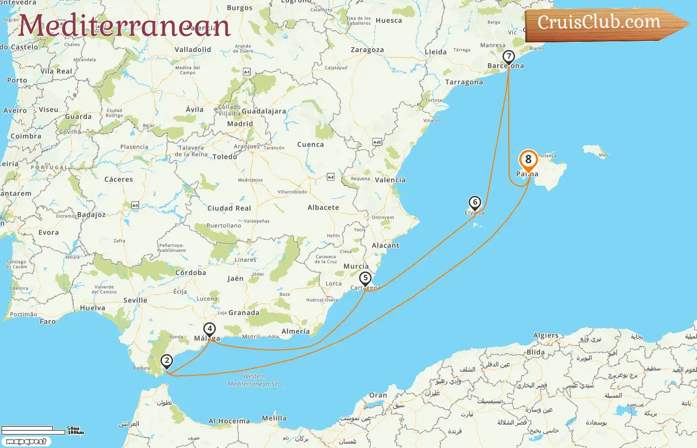 AIDAcosma Mediterranean Cruise: Spain & Gibraltar