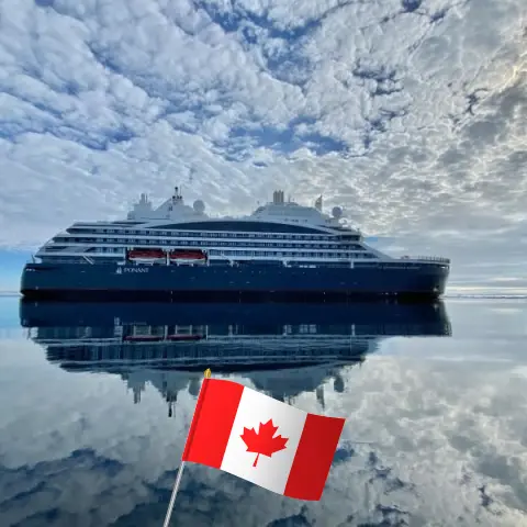 Croisière en Amérique du Nord de Saint-Pierre à Québec à bord du navire Le Commandant Charcot avec des visites à Saint-Pierre-et-Miquelon et au Canada pendant 13 jours