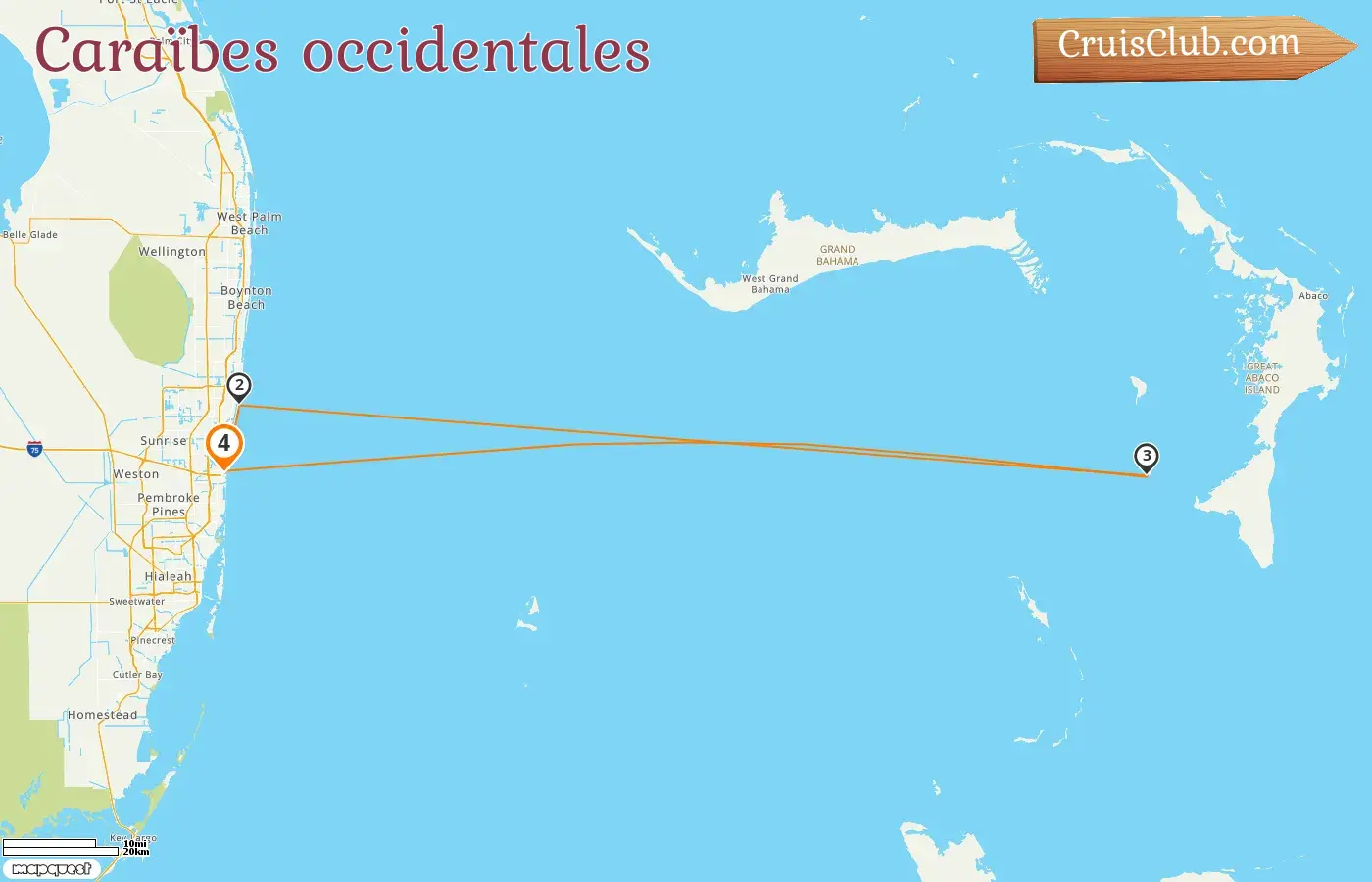 Croisière dans les Caraïbes occidentales depuis Fort Lauderdale à bord du navire Disney Dream avec visits aux États-Unis et aux Bahamas pendant 4 jours