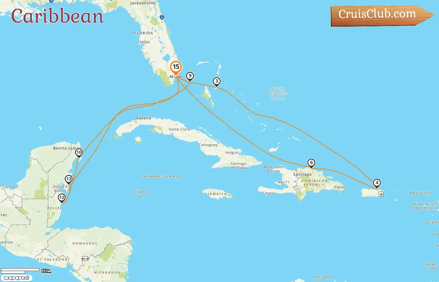 MSC Seaside Caribbean Cruise from Miami