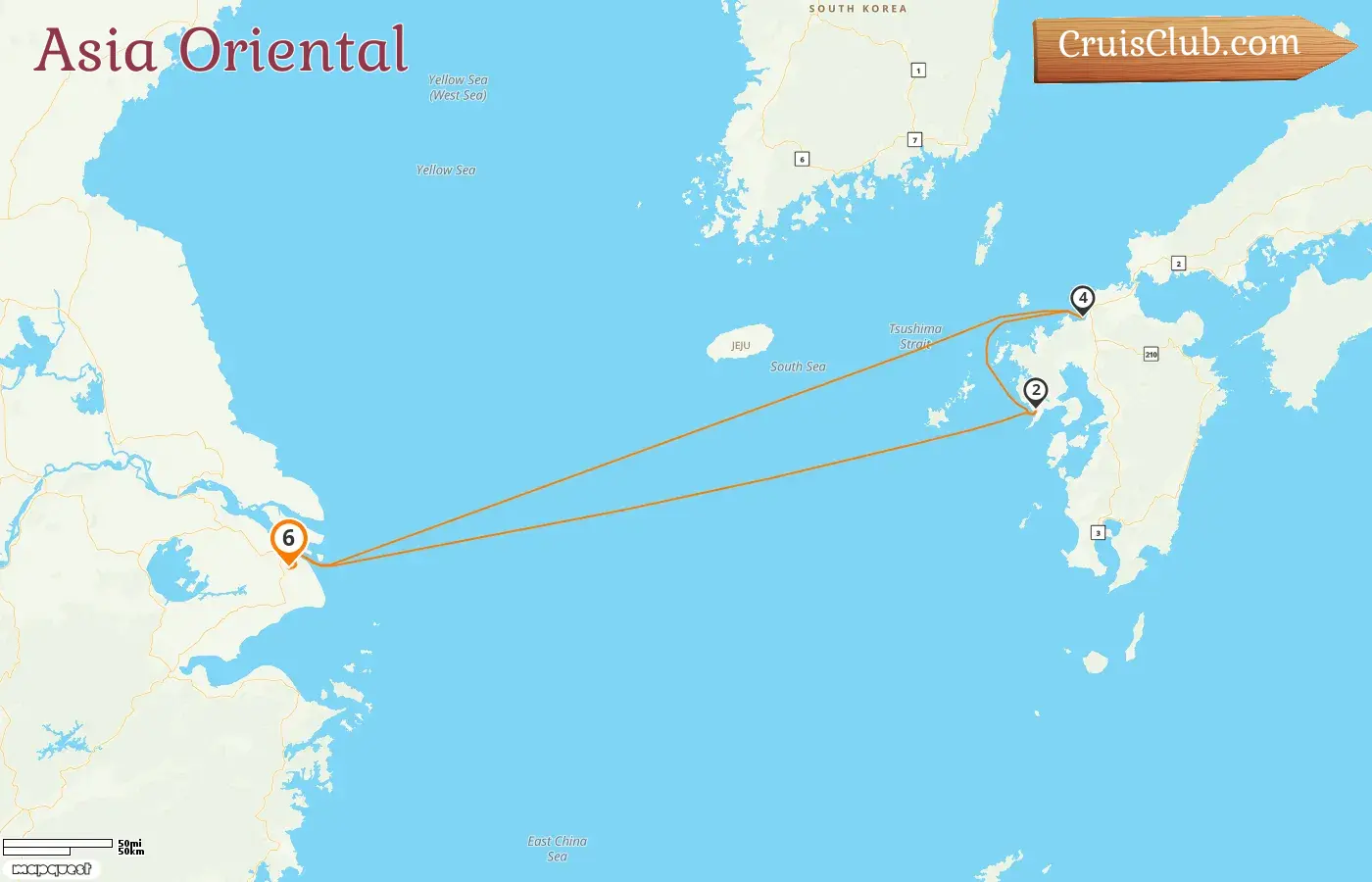 Crucero por el Este de Asia desde Shanghái a bordo del barco Spectrum of the Seas con visitas a China y Japón durante 6 días