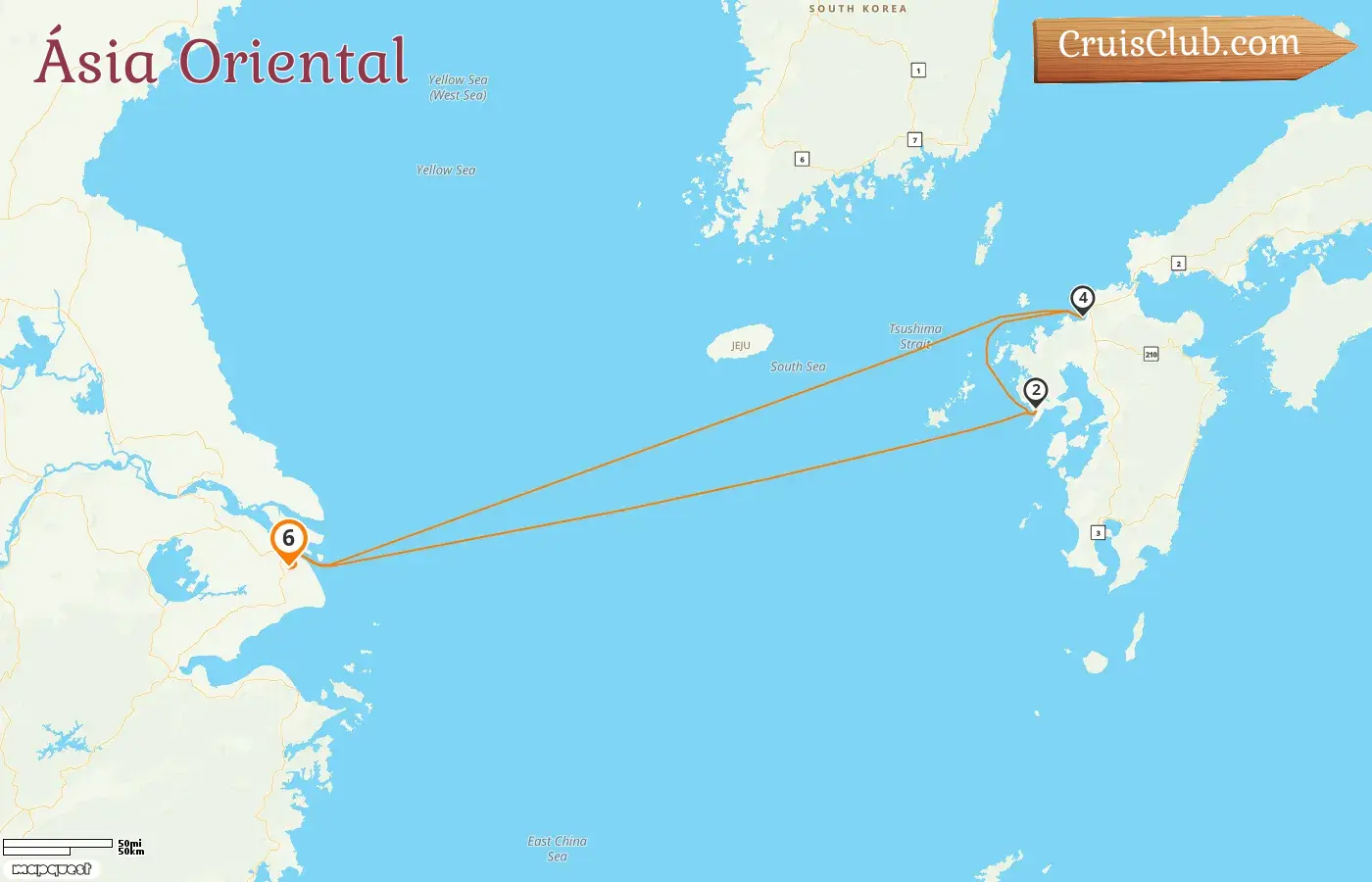 Cruzeiro no Leste da Ásia saindo de Xangai a bordo do navio Spectrum of the Seas com visitas à China e Japão por 6 dias