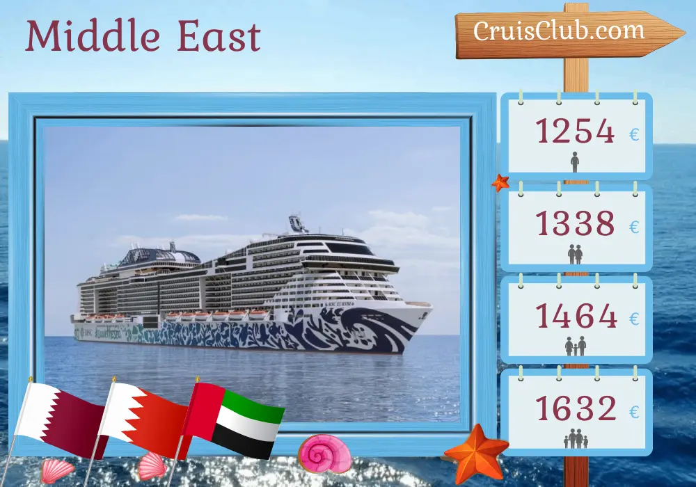 MSC Euribia Middle East Cruise
