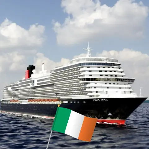 Crucero por las islas británicas desde Southampton a bordo del barco Reina Ana con visitas a Irlanda durante 13 días