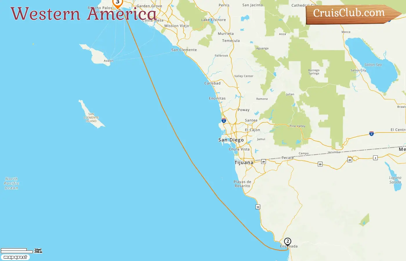 Cruise in the Western America from Los Angeles aboard Quantum of the Seas ship with visits to USA and Mexico for 3 days