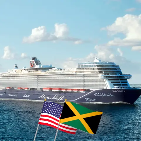 Круиз в Карибское море из Нью-Йорка в Монтего-Бей на борту судна Mein Schiff 1 с посещением США, Пуэрто-Рико и Ямайки на 19 дней