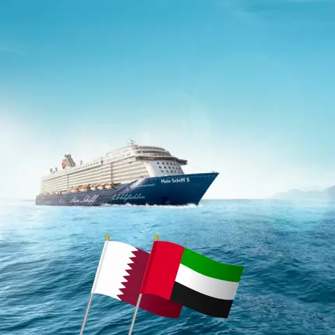 Croisière au Moyen-Orient au départ de Doha à bord du navire Mein Schiff 5 avec des visites au Qatar et aux Émirats arabes unis pendant 8 jours